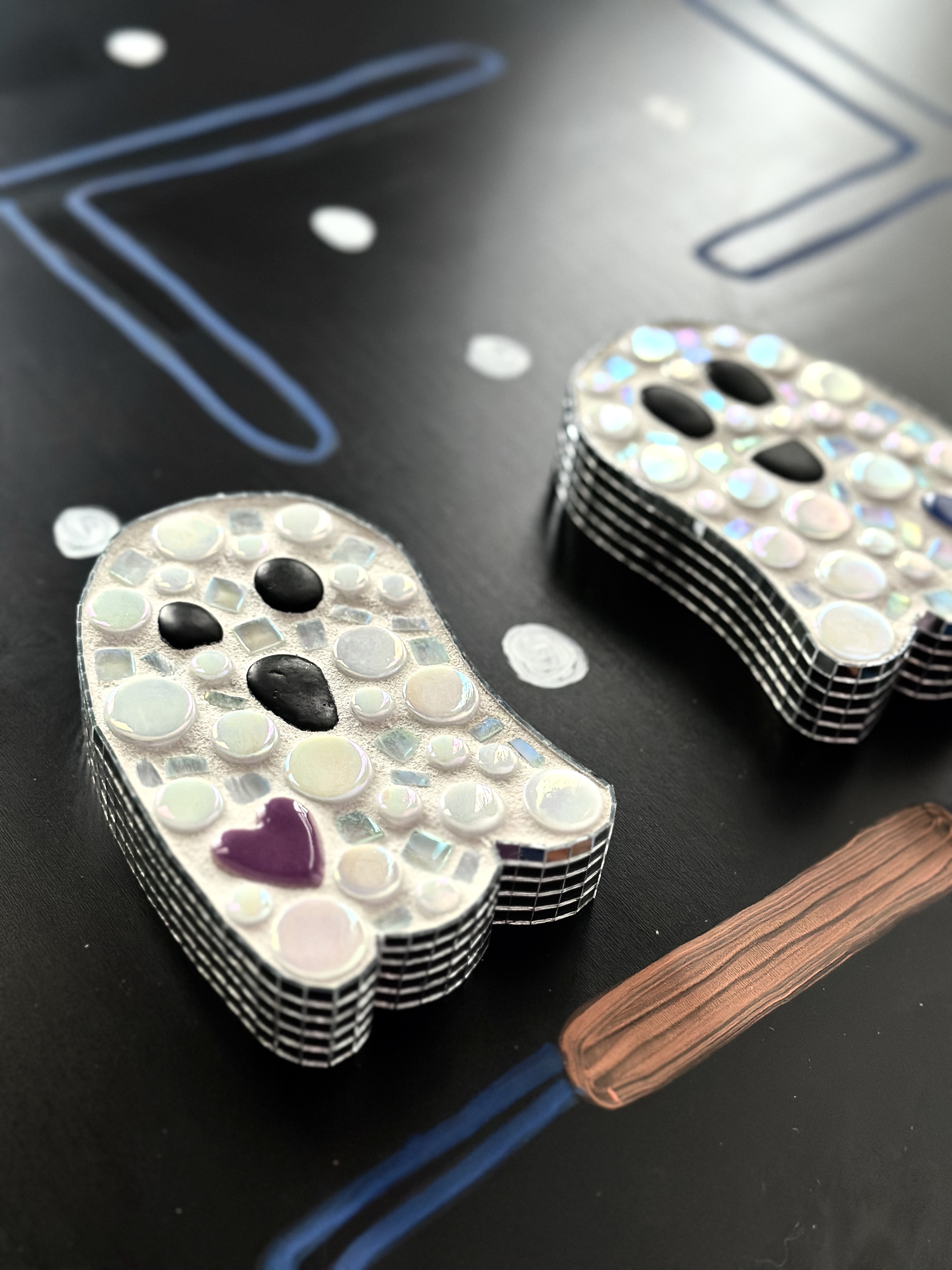 Disco Ghost Mosaic